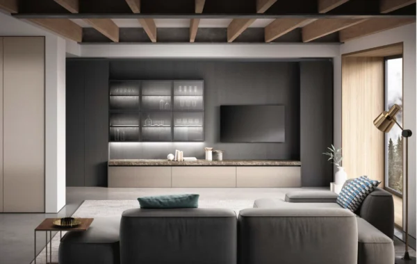 7 Bluna Tech : Cuisine professionnelle et chaleureuse avec design raffiné