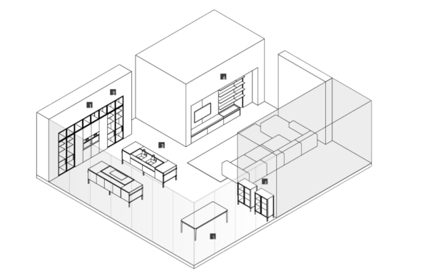 Regula + Bluna : Cuisine audacieuse avec un design élégant et une fonctionnalité optimale