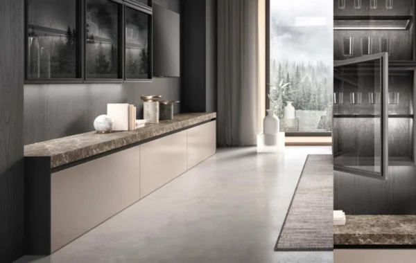 8 Bluna Tech : Cuisine professionnelle et chaleureuse avec design raffiné