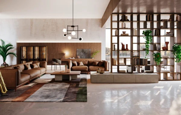 House of Sax : L'élégance du noyer et du métal dans un design raffiné