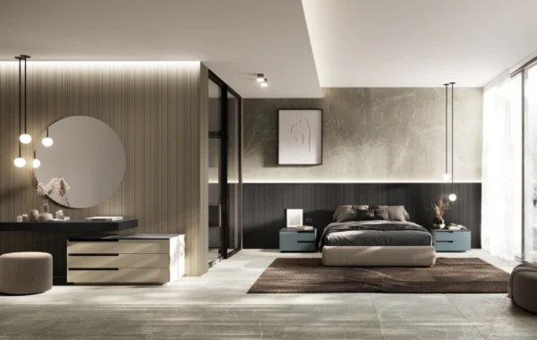 1 Wains + Solo Bed et Up-Stage Collection : Un design raffiné pour une chambre moderne