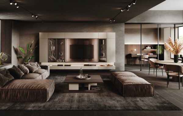 1 House of Horn : L'harmonie du bois et du métal pour un intérieur sophistiqué