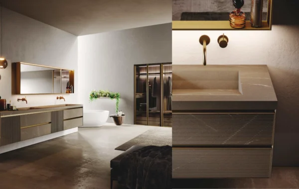 Avola Gres : Design Élégant pour Salle de Bain avec Altea Wardrobe