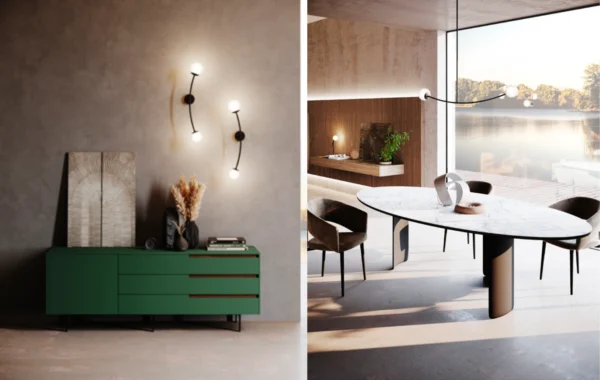 House of Sax : L'élégance du noyer et du métal dans un design raffiné