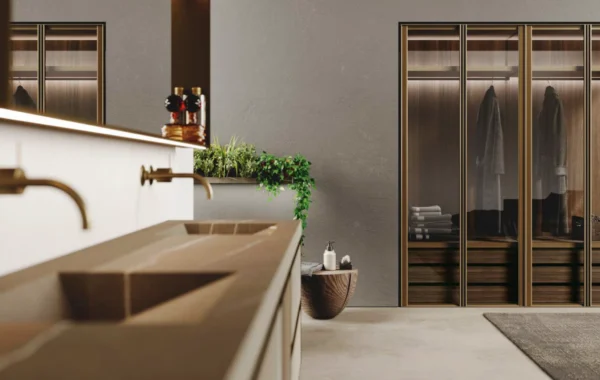 Avola Gres : Design Élégant pour Salle de Bain avec Altea Wardrobe